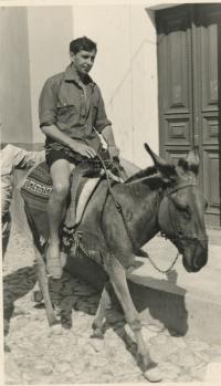 michael on a donkey in Greece.jpeg