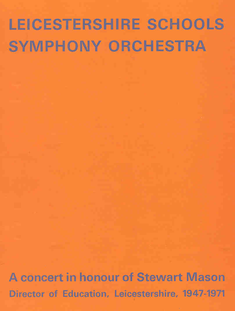 LSSO - Programme Covers - 1971