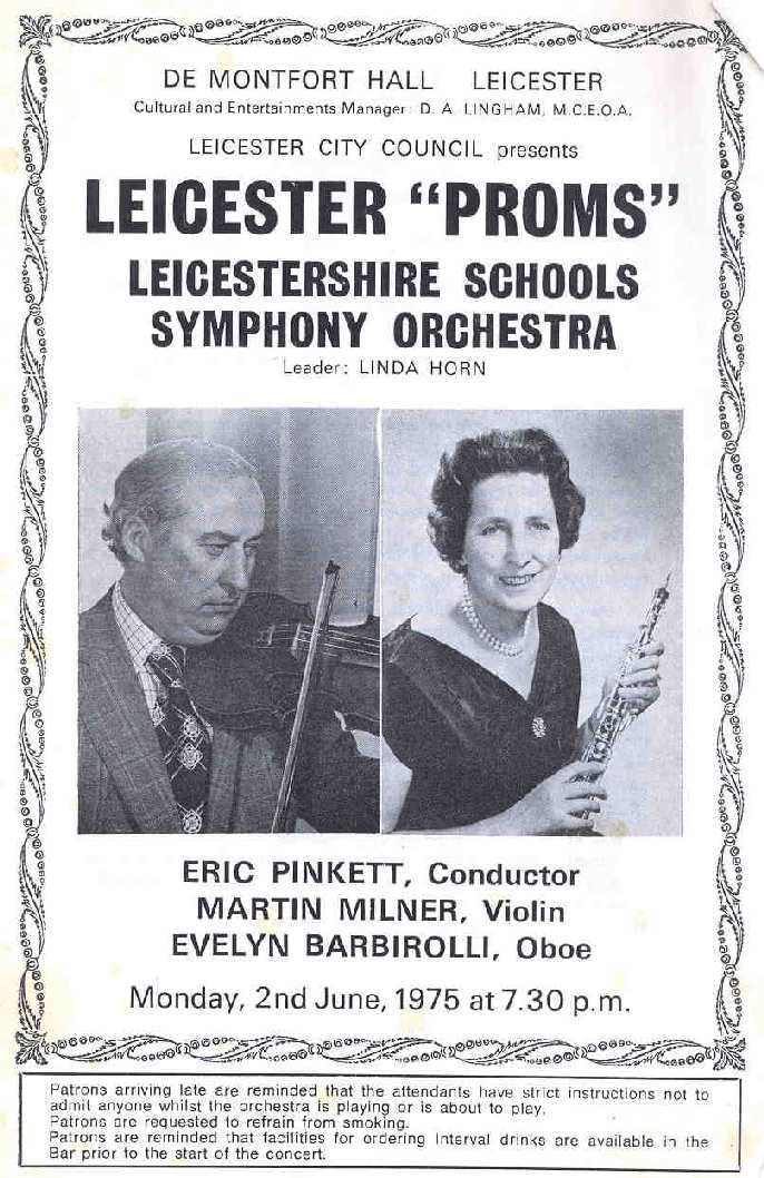LSSO - Programme Covers - 1975